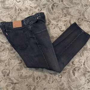 Levi's Dark Wash Straight Jeans